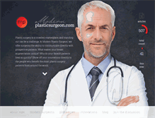 Tablet Screenshot of modernplasticsurgeon.com